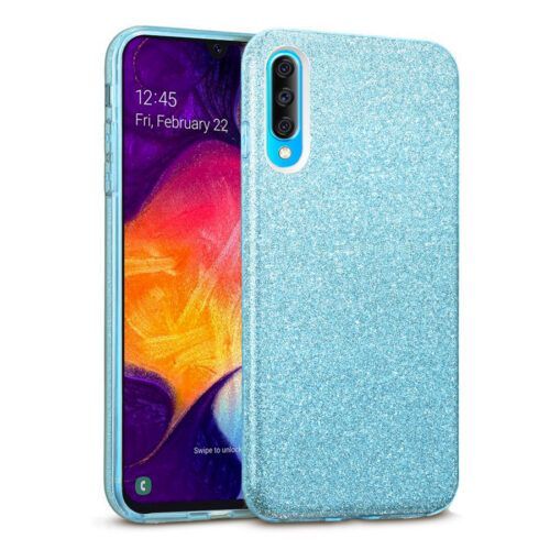 Alternative view of Hybrid Strass Full Blue Case Galaxy A50