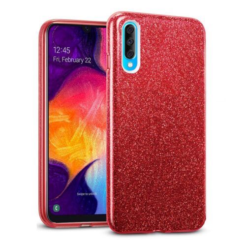 Hybrid Strass Full Red Case Galaxy A50 ΘΗΚΕΣ OEM Hybrid Strass Full Red Case Galaxy A50