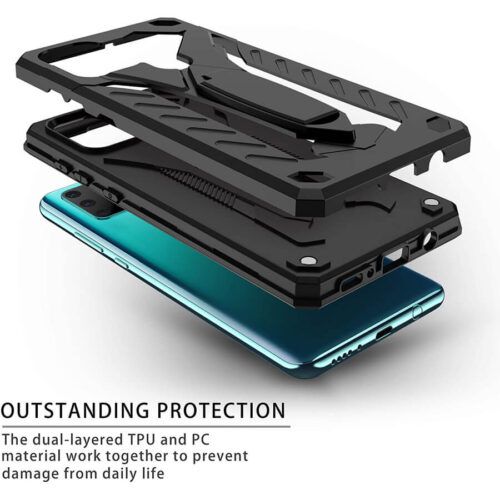 Alternative view of Defender Armor Case Black Samsung Galaxy A32 5G