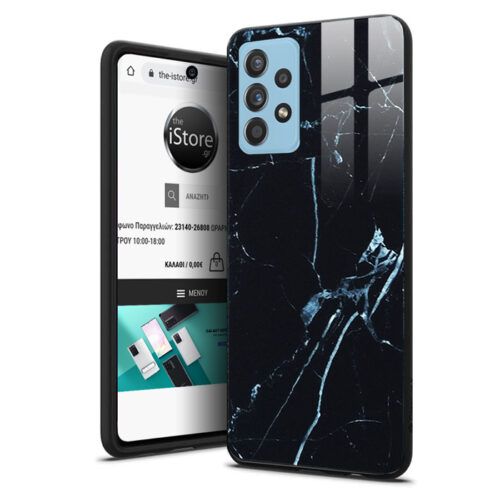 Glossy Marble Black Case Samsung Galaxy A32 5G ΘΗΚΕΣ OEM Glossy Marble Black Case Samsung Galaxy A32 5G