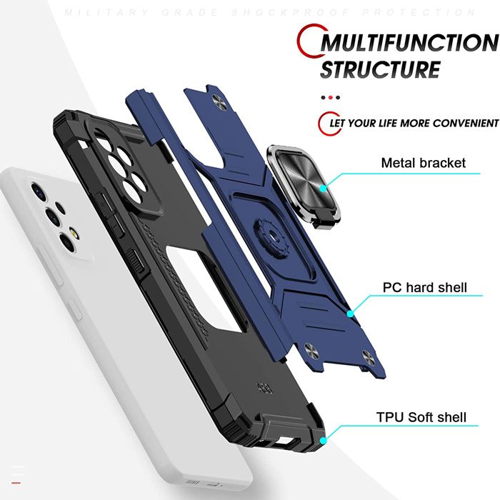 Armor Ringstand Case Rose Gold Samsung Galaxy A33 5G ΘΗΚΕΣ OEM Armor Ringstand Case Rose Gold Samsung Galaxy A33 5G - Image 4