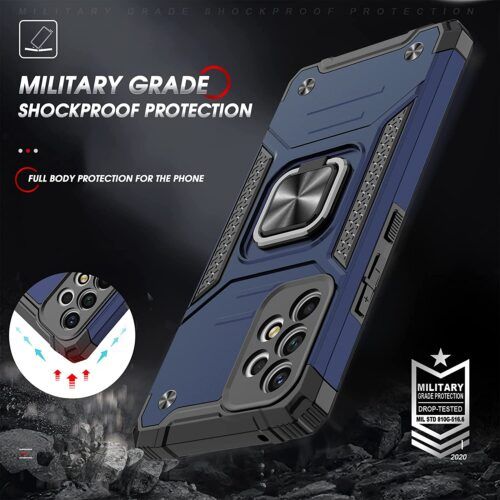 Alternative view of Armor Ringstand Case Rose Gold Samsung Galaxy A33 5G