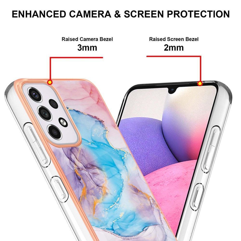 Royal Marble Silicone Case Violet Samsung Galaxy A33 5G ΘΗΚΕΣ OEM Royal Marble Silicone Case Violet Samsung Galaxy A33 5G - Image 3