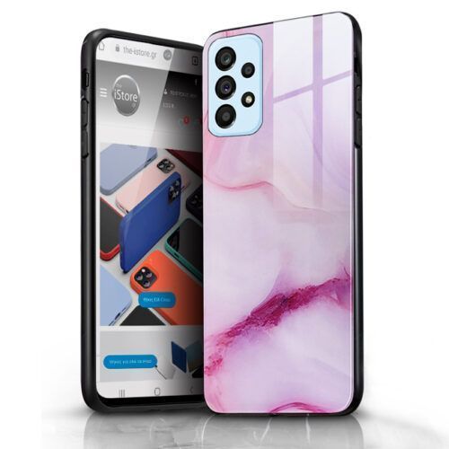 Glossy Marble Pink Case Samsung Galaxy A33 5G