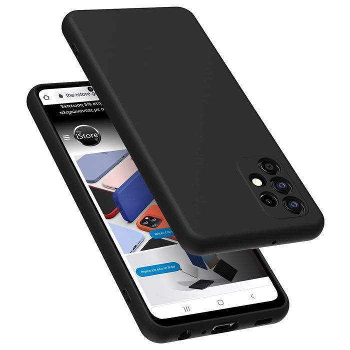 Rubber Silk Case Black Samsung Galaxy A53 5G ΘΗΚΕΣ OEM Rubber Silk Case Black Samsung Galaxy A53 5G
