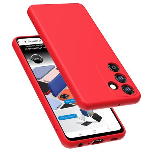 Θήκη Rubber Silk Red Samsung Galaxy S23 FE