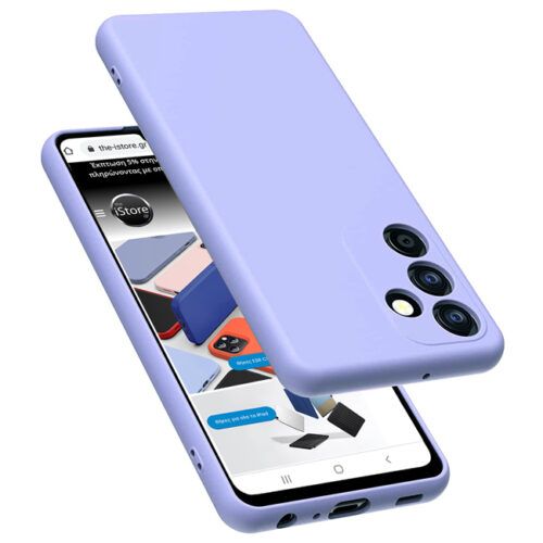 Θήκη Rubber Silk Violet Samsung Galaxy A54
