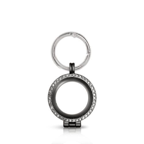 OEM AirTag Glamour Keychain Case Black ΘΗΚΕΣ OEM OEM AirTag Glamour Keychain Case Black