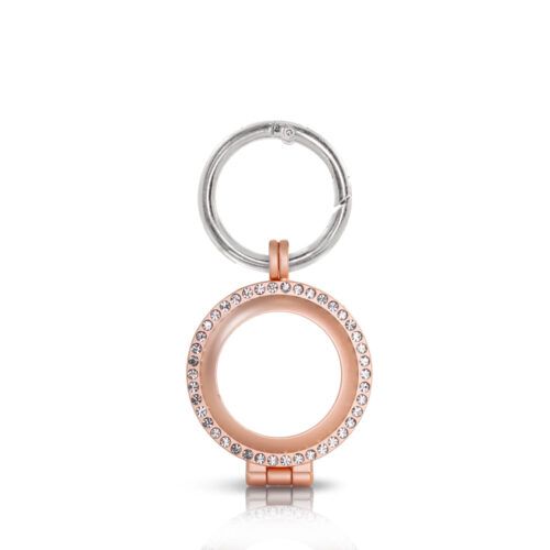 OEM AirTag Glamour Keychain Case Rose Gold ΘΗΚΕΣ OEM OEM AirTag Glamour Keychain Case Rose Gold