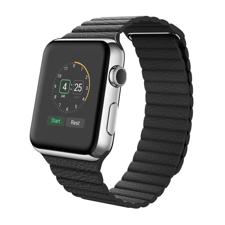 PU Magnetic Loop Black για Apple Watch 38/40/41/42mm Series 10 2024 APPLE WATCH OEM PU Magnetic Loop Black για Apple Watch 38/40/41/42mm Series 10 2024