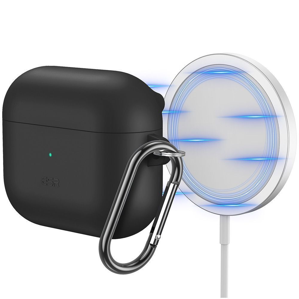 ESR HaloLock MagSafe Soft Case AirPods 3 Black APPLE AIRPODS ESR ESR HaloLock MagSafe Soft Case AirPods 3 Black - Image 5