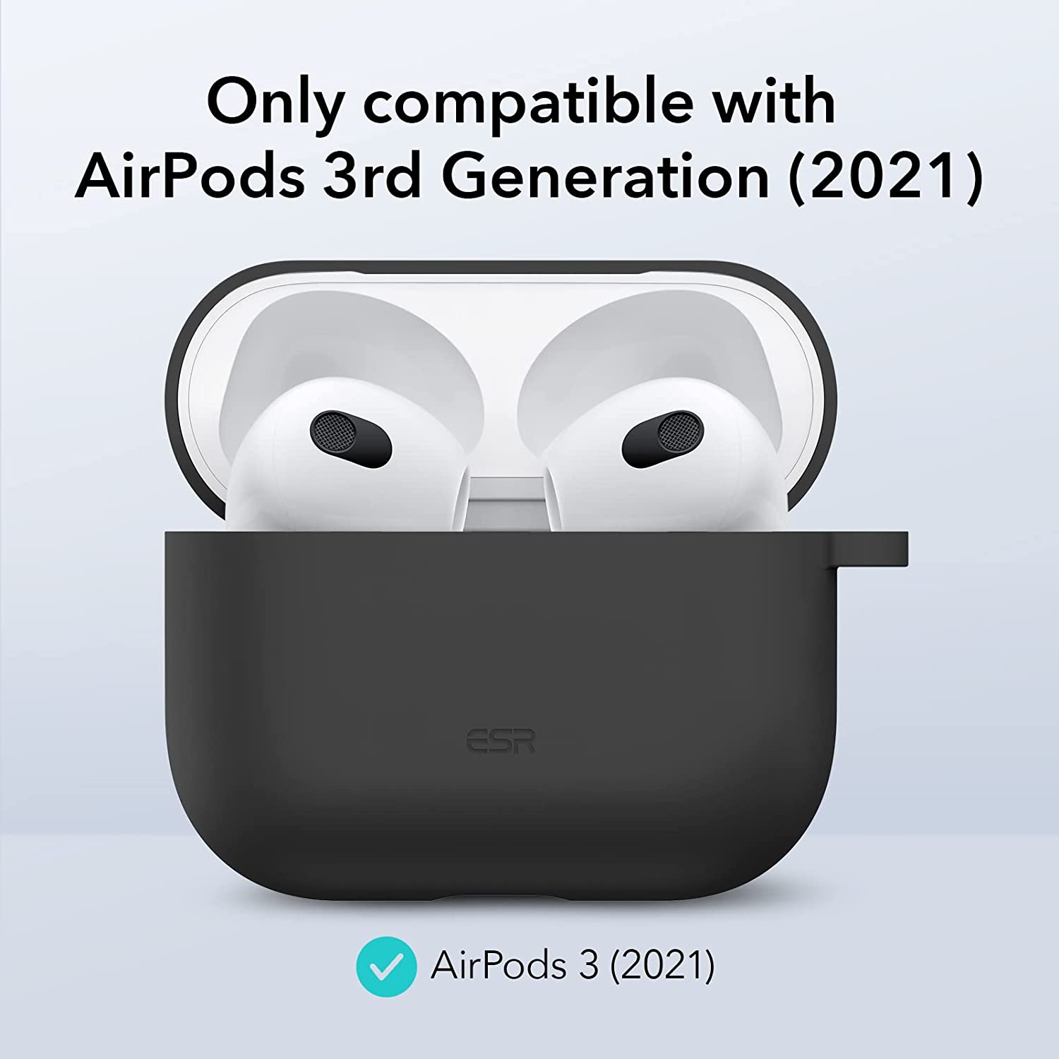 ESR HaloLock MagSafe Soft Case AirPods 3 Black APPLE AIRPODS ESR ESR HaloLock MagSafe Soft Case AirPods 3 Black - Image 7