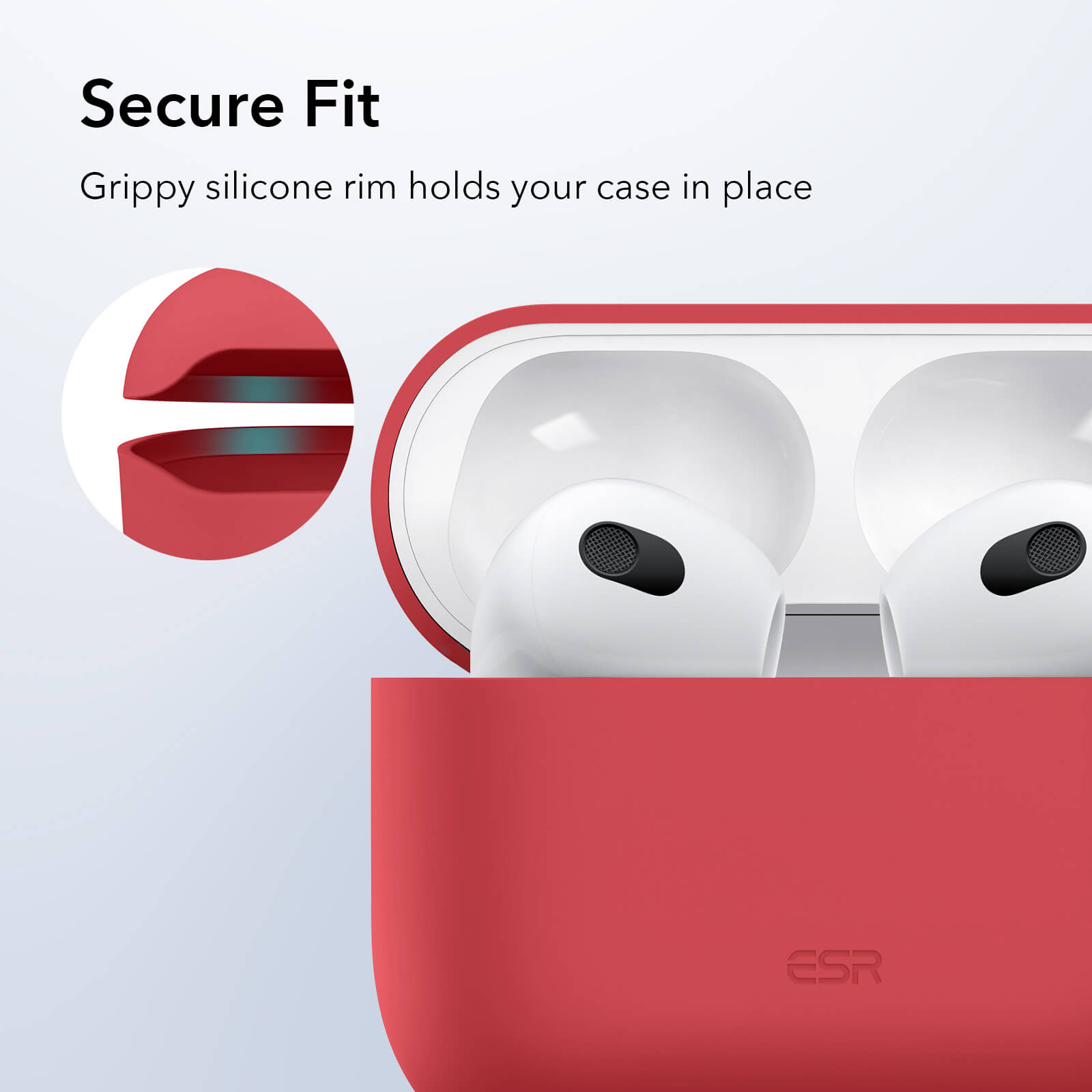 ESR AirPods 3 Bounce Series Case Red APPLE AIRPODS ESR ESR AirPods 3 Bounce Series Case Red - Image 4