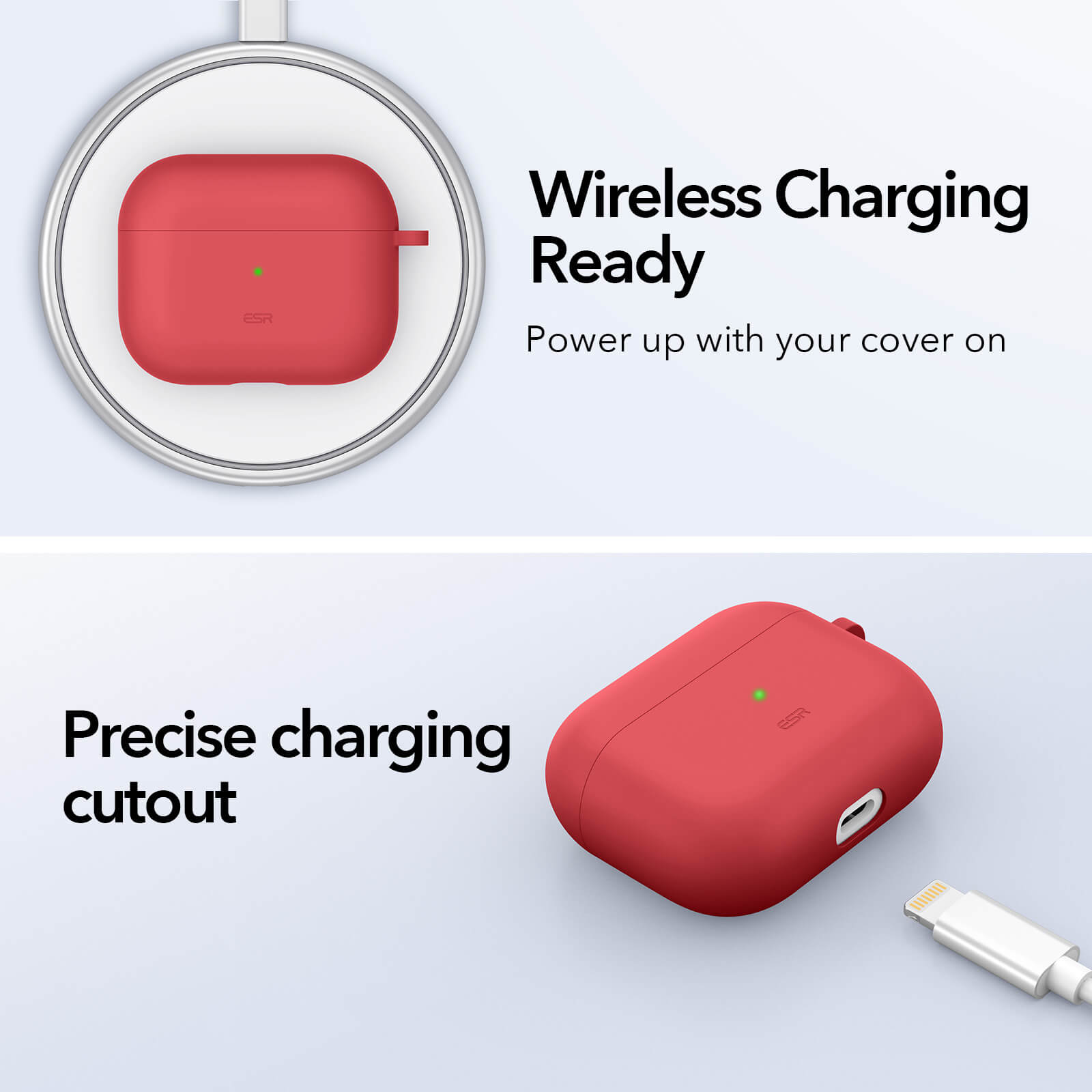 ESR AirPods 3 Bounce Series Case Red APPLE AIRPODS ESR ESR AirPods 3 Bounce Series Case Red - Image 8