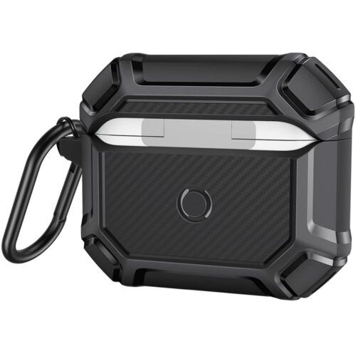 Alternative view of ESR Shock Armor Tought Case AirPods 3 Black