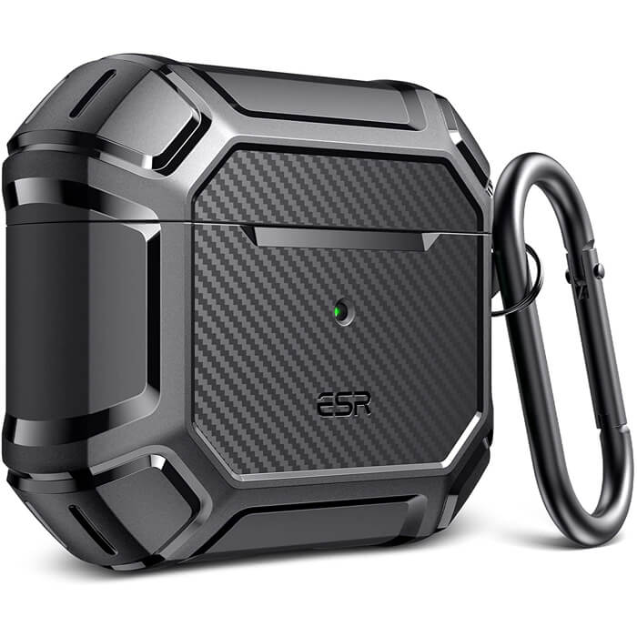 ESR Shock Armor Tought Case AirPods 3 Black APPLE AIRPODS ESR ESR Shock Armor Tought Case AirPods 3 Black