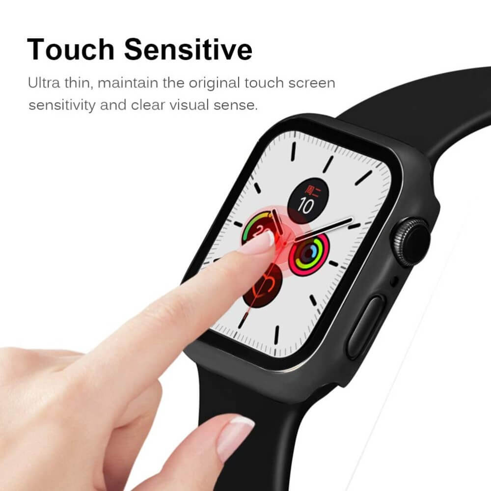 2-in-1 Hard Frame Black + Tempered Glass Apple Watch 41mm APPLE WATCH OEM 2-in-1 Hard Frame Black + Tempered Glass Apple Watch 41mm - Image 7