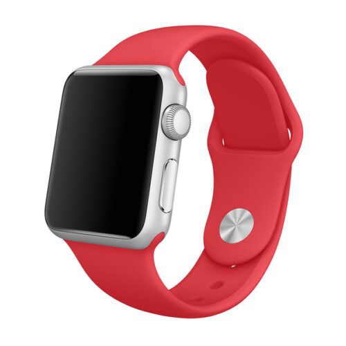 Kakapi Κόκκινο Silicone Λουράκι Apple Watch 38/40/41/42mm Series 10 2024