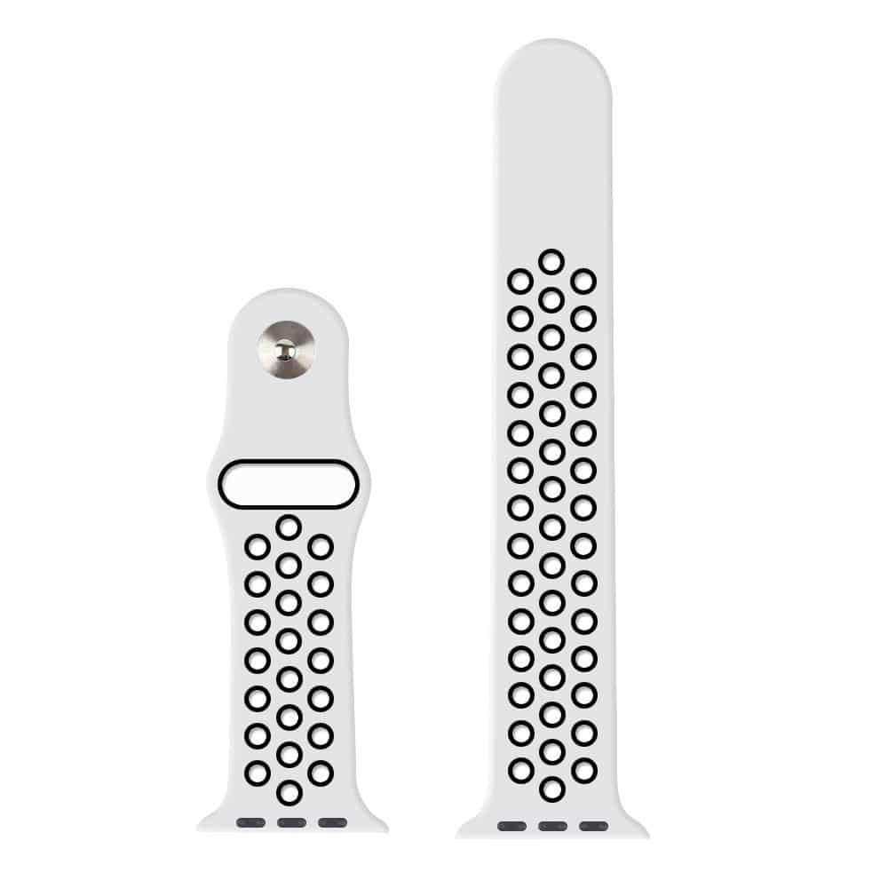 Kakapi Λευκό Sport Silicone Λουράκι Apple Watch 38/40/41/42mm Series 10 2024 APPLE WATCH Kakapi Kakapi Λευκό Sport Silicone Λουράκι Apple Watch 38/40/41/42mm Series 10 2024 - Image 3