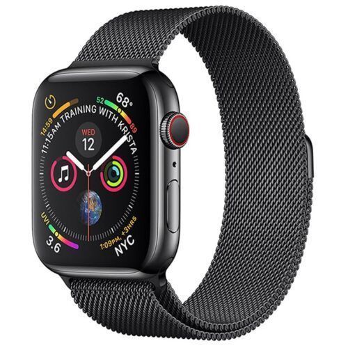 Milanese Loop Black για Apple Watch 38/40/41/42mm Series 10 2024