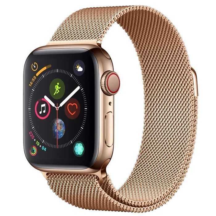 OEM Milanese Loop Rose Gold για Apple Watch 38/40/41/42mm Series 10 2024 APPLE WATCH OEM OEM Milanese Loop Rose Gold για Apple Watch 38/40/41/42mm Series 10 2024