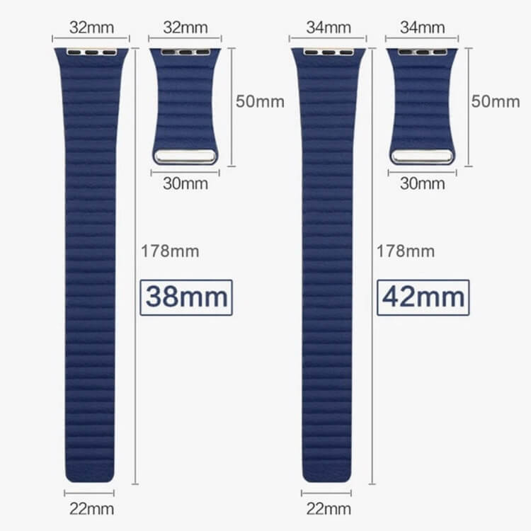 PU Magnetic Loop Grey για Apple Watch 38/40/41/42mm Series 10 2024 APPLE WATCH OEM PU Magnetic Loop Grey για Apple Watch 38/40/41/42mm Series 10 2024 - Image 4
