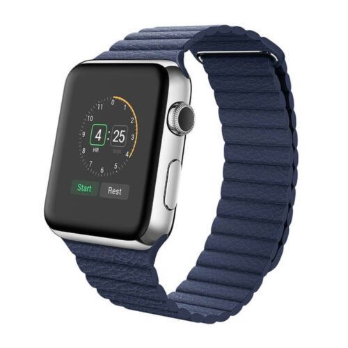 PU Magnetic Loop Dark Blue για Apple Watch 38/40/41/42mm Series 10 2024
