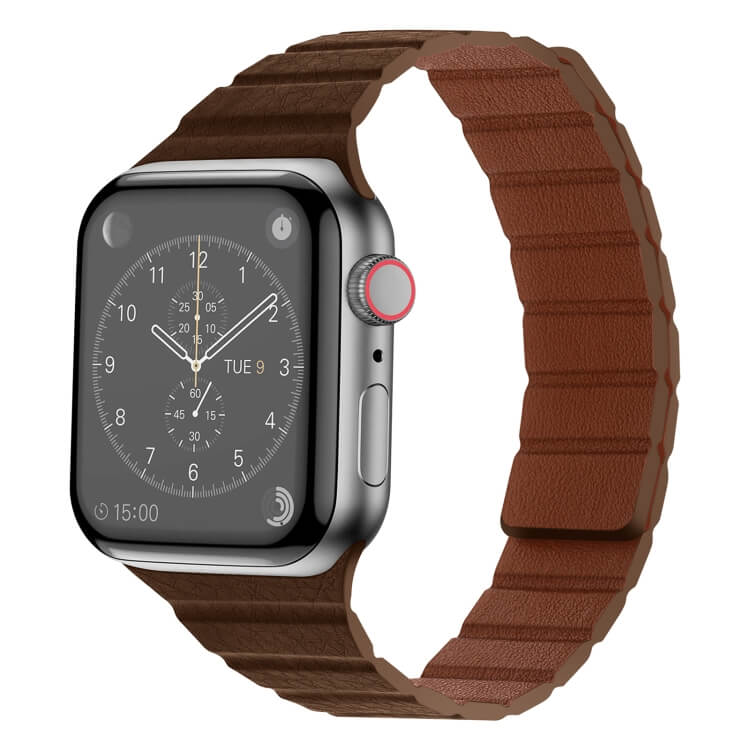 PU Slim Magnetic Loop Brown για Apple Watch 44/45/46/49mm APPLE WATCH OEM PU Slim Magnetic Loop Brown για Apple Watch 44/45/46/49mm