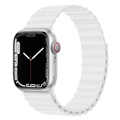 Silicone Magnetic Loop White για Apple Watch 38/40/41/42mm Series 10 2024