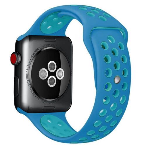 OEM Alaskan Blue Sport Silicone Λουράκι Apple Watch 44/45/46/49mm