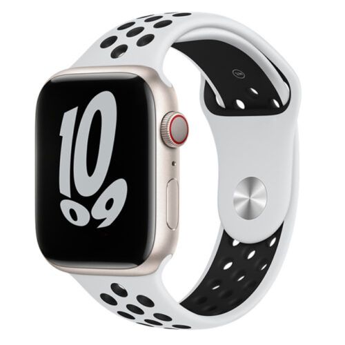 Kakapi Λευκό Sport Silicone Λουράκι Apple Watch 38/40/41/42mm Series 10 2024