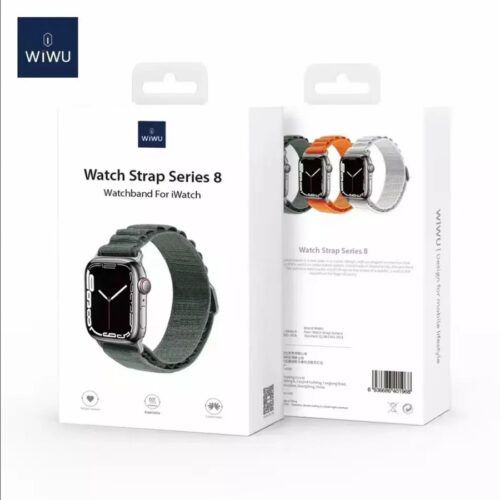 Alternative view of WiWU Alpine Nylon Loop Band Green Apple Watch 38/40/41/42mm Series 10 2024