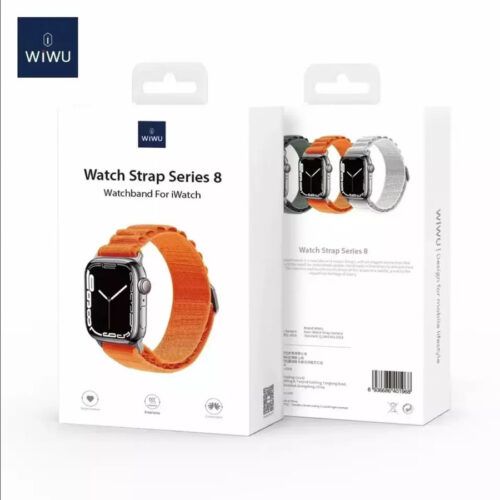 Alternative view of WiWU Alpine Nylon Loop Band Orange Apple Watch 38/40/41/42mm Series 10 2024