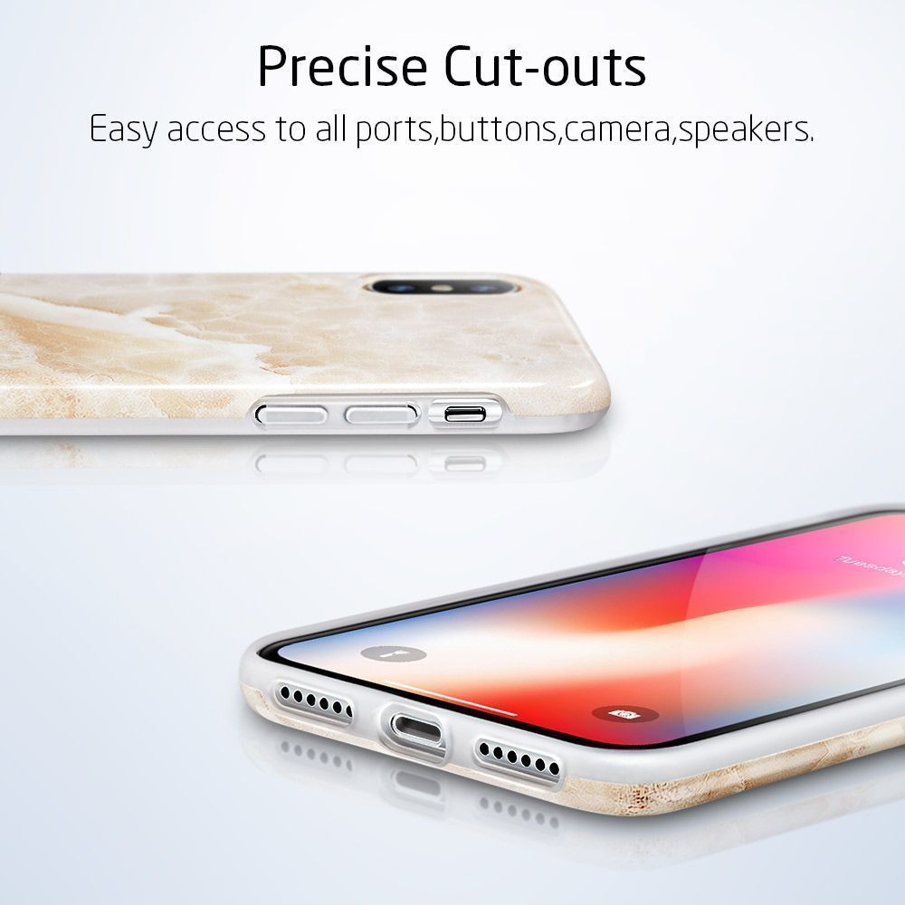 ESR iPhone X/Xs Soft Marble Light Coffee (B07BGS8BM4) STOCK OFFERS ESR ESR iPhone X/Xs Soft Marble Light Coffee (B07BGS8BM4) - Image 3