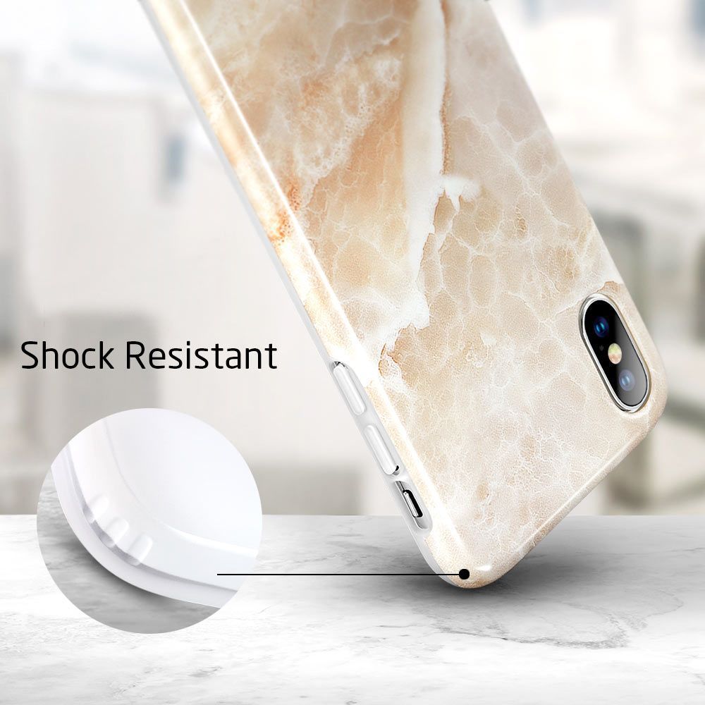 ESR iPhone X/Xs Soft Marble Light Coffee (B07BGS8BM4) STOCK OFFERS ESR ESR iPhone X/Xs Soft Marble Light Coffee (B07BGS8BM4) - Image 4