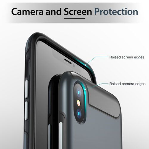 Alternative view of ESR iPhone XR Rambler Case Black