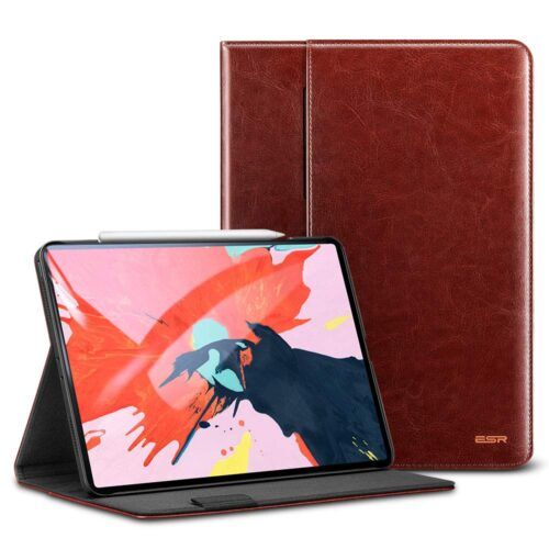 ESR Intelligent 2nd Gen Leather Brown iPad Pro 11 (Apple Pencil Charging Compatible) ΘΗΚΕΣ ESR ESR Intelligent 2nd Gen Leather Brown iPad Pro 11 (Apple Pencil Charging Compatible)