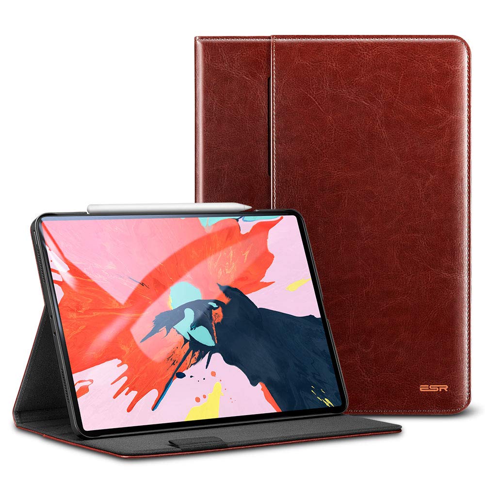 ESR Intelligent 2nd Gen Leather Brown iPad Pro 11 (Apple Pencil Charging Compatible) ΘΗΚΕΣ ESR ESR Intelligent 2nd Gen Leather Brown iPad Pro 11 (Apple Pencil Charging Compatible)