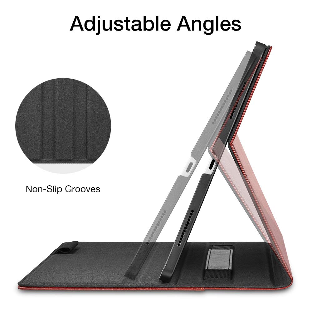 ESR Intelligent 2nd Gen Leather Brown iPad Pro 11 (Apple Pencil Charging Compatible) ΘΗΚΕΣ ESR ESR Intelligent 2nd Gen Leather Brown iPad Pro 11 (Apple Pencil Charging Compatible) - Image 4