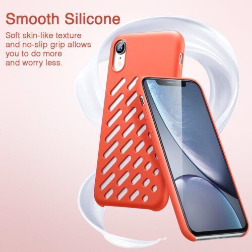 Alternative view of ESR iPhone XR Yippee Color Crocs Coral