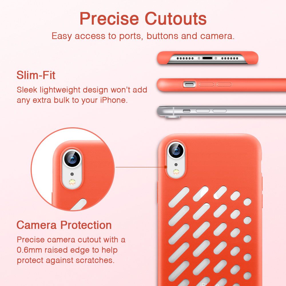 ESR iPhone XR Yippee Color Crocs Coral STOCK OFFERS ESR ESR iPhone XR Yippee Color Crocs Coral - Image 6