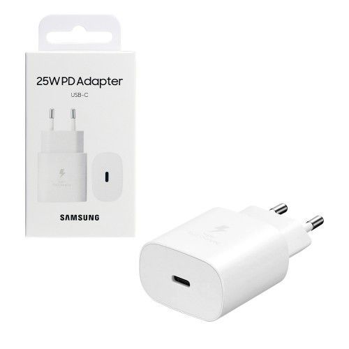 Φορτιστής Samsung USB-C 25W EP-TA800EWE Λευκό (Retail) ΑΞΕΣΟΥΑΡ Samsung Original Φορτιστής Samsung USB-C 25W EP-TA800EWE Λευκό (Retail)