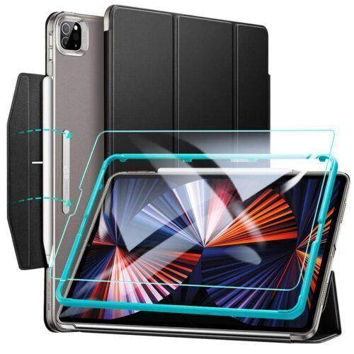 ESR Set Ascend Trifold Case Black + Tempered Glass iPad Pro 12,9 2021/2022 ΘΗΚΕΣ ESR ESR Set Ascend Trifold Case Black + Tempered Glass iPad Pro 12,9 2021/2022