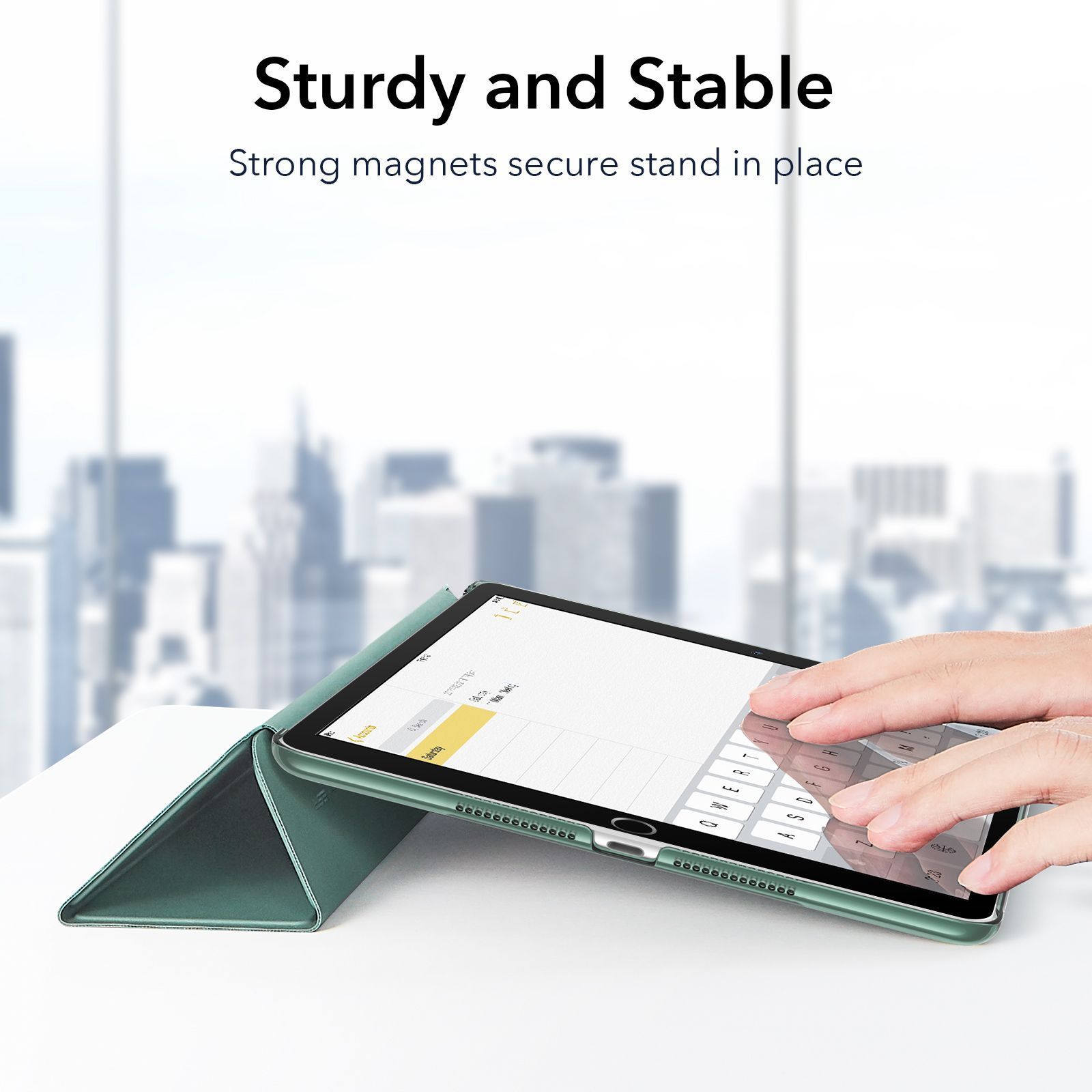 ESR Set Ascend Trifold Case Cactus Green + Tempered Glass iPad Air 4/5 ΘΗΚΕΣ ESR ESR Set Ascend Trifold Case Cactus Green + Tempered Glass iPad Air 4/5 - Image 6