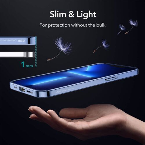 Alternative view of ESR iPhone 13 Pro Zero Case Blue