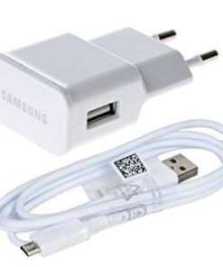 Σετ Γνήσιος Φορτιστής Πρίζας Samsung ETAU90EWE 2A και Αποσπώμενο Καλώδιο Micro USB (Bulk)