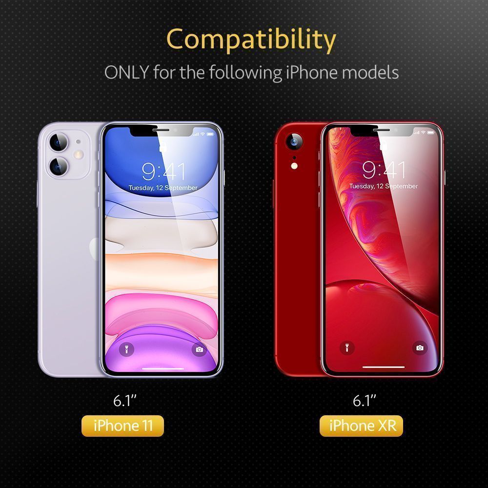 (2-Pack) ESR Premium Quality Tempered Glass iPhone 11/XR (With Easy Installation Frame) ΠΡΟΣΤΑΣΙΑ ΟΘΟΝΗΣ ESR (2-Pack) ESR Premium Quality Tempered Glass iPhone 11/XR (With Easy Installation Frame) - Image 2