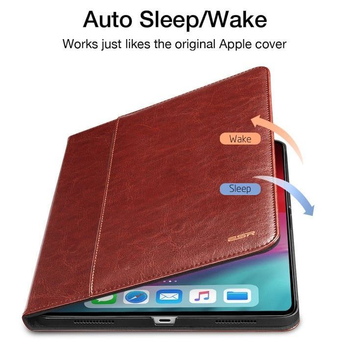 ESR Intelligent Leather Brown iPad Pro 11 ΘΗΚΕΣ ESR ESR Intelligent Leather Brown iPad Pro 11 - Image 4