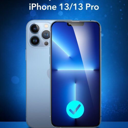 Alternative view of ESR Premium Quality Tempered Glass iPhone 13/13 Pro (2-Pack With Easy Installation Frame)