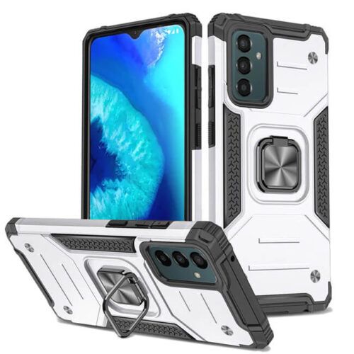 Armor Ringstand Case Silver Samsung Galaxy A23 4G/5G ΘΗΚΕΣ OEM Armor Ringstand Case Silver Samsung Galaxy A23 4G/5G